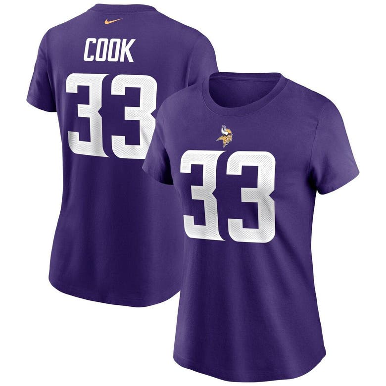 Dalvin Cook Minnesota Vikings Nike Player Name & Number T-Shirt - Purple