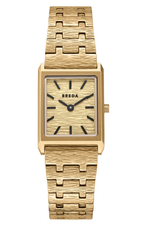Breda Virgil (revival) Watch, 20mm X 28mm In 18k Goldlated/gold
