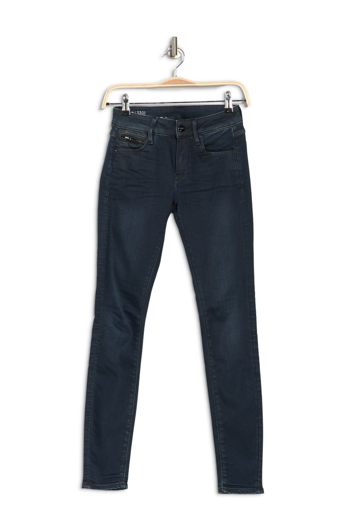 3301 studs mid skinny jeans