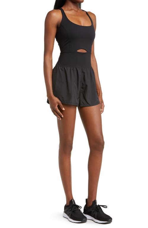 Shop Fp Movement By Free People Free People Fp Movement Righteous Runsie Romper In Black/black