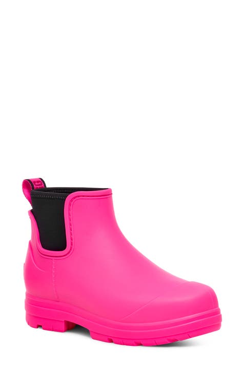 Women's Pink Rain Boots