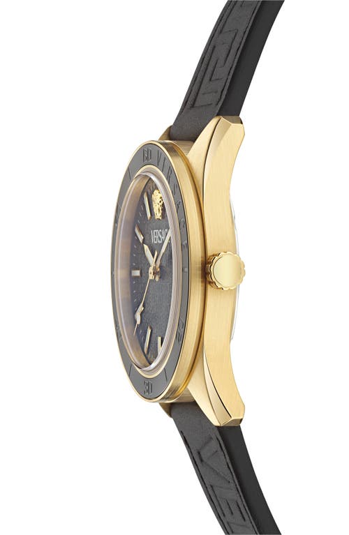 Shop Versace V-dome Watch, 42mm In Ip Yellow Gold