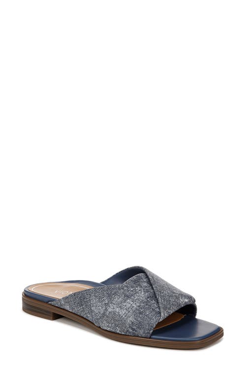 Vionic Miramar Slide Sandal Denim Blue at Nordstrom,