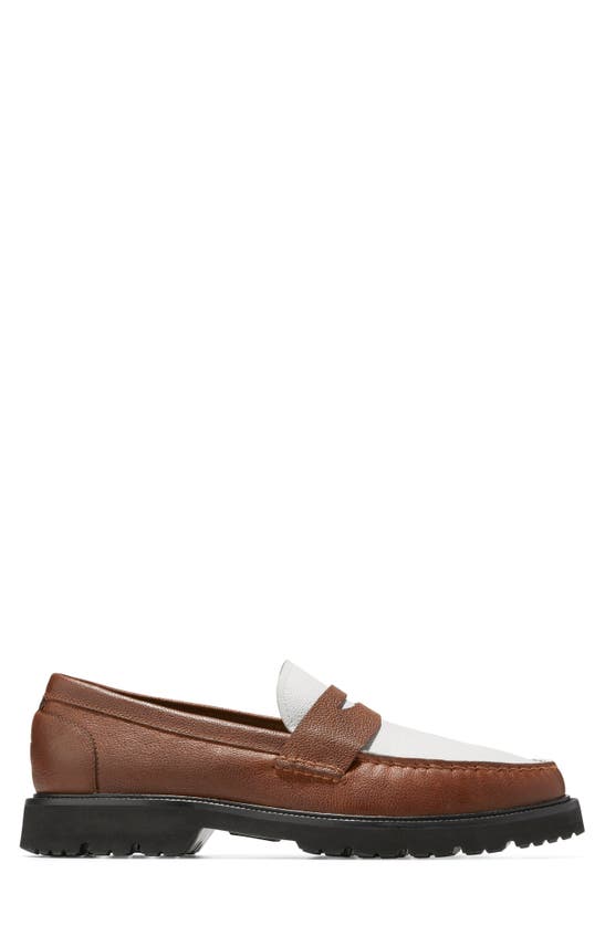 Cole Haan American Classics Penny Loafer In Chestnut Spectator Modesens 7075