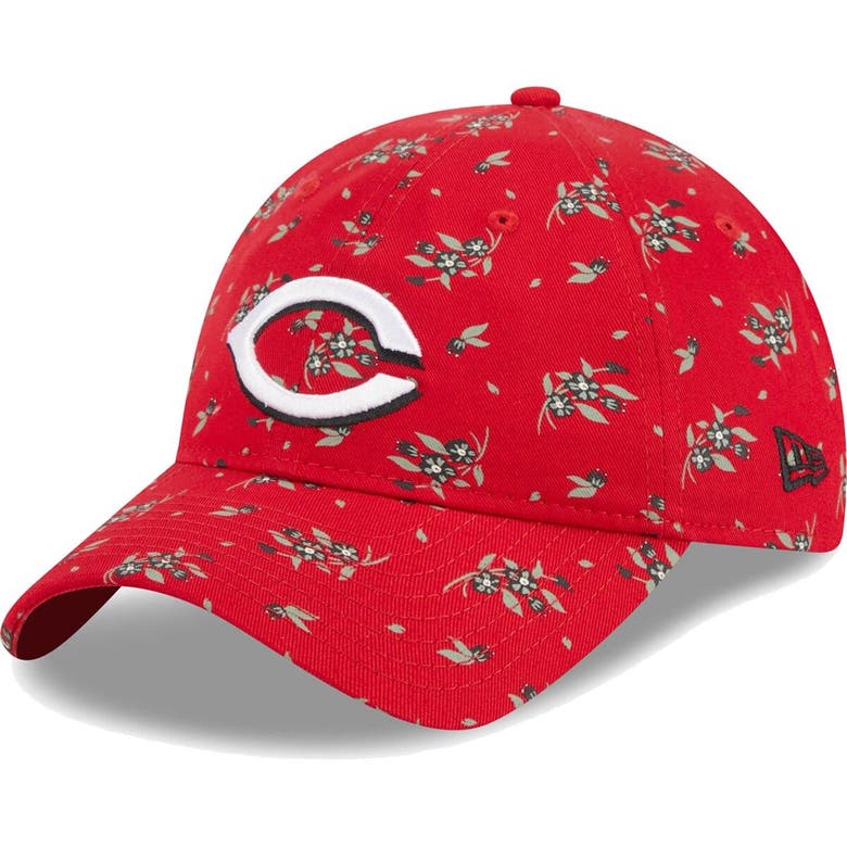 New Era Kids' Youth Red Cincinnati Reds Bloom 9twenty Adjustable Hat 