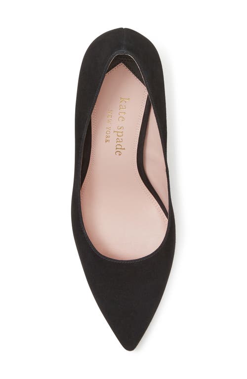 Shop Kate Spade New York Charmer Pointed Toe Pump In Black/silver