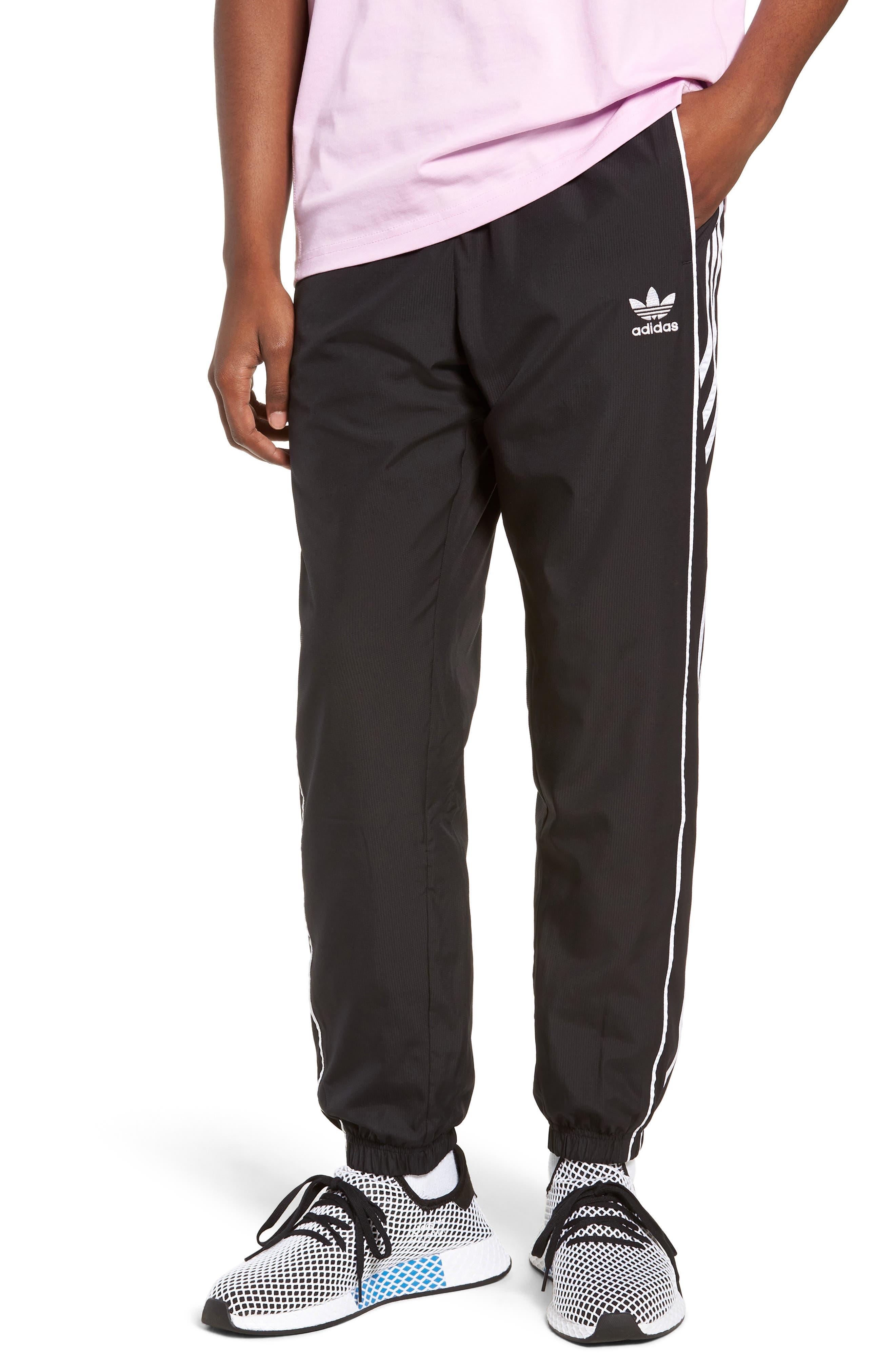 mens black skinny tracksuit