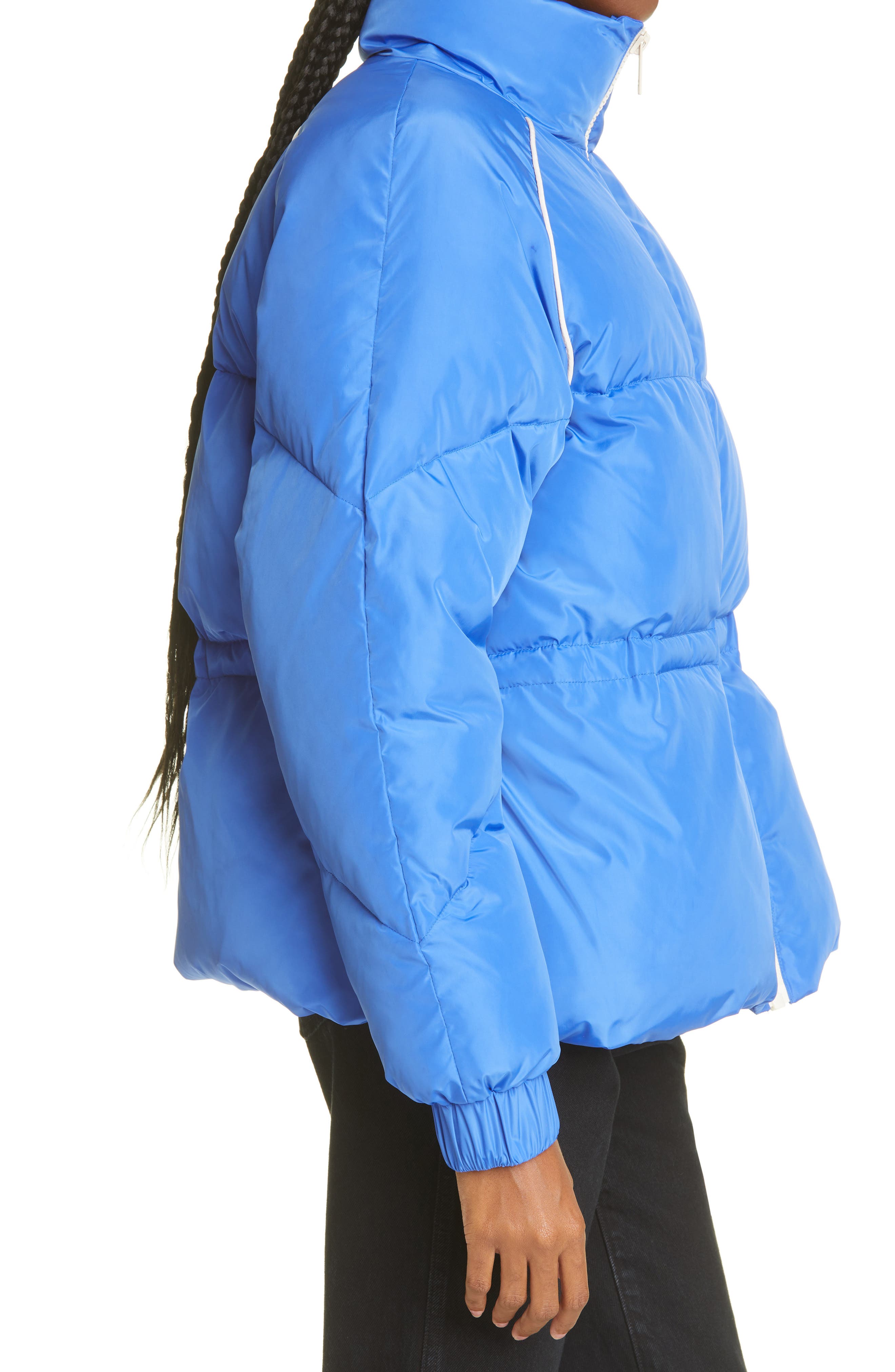 funnel puffer jacket