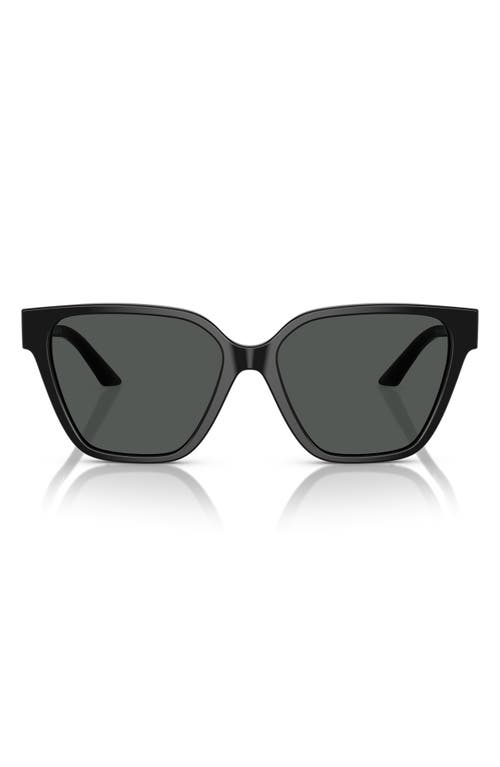 Versace 56mm Butterfly Sunglasses in Black at Nordstrom