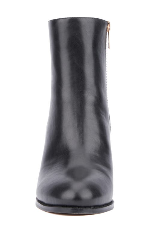 New York And Company Jadyn Side Zip Ankle Bootie In Black