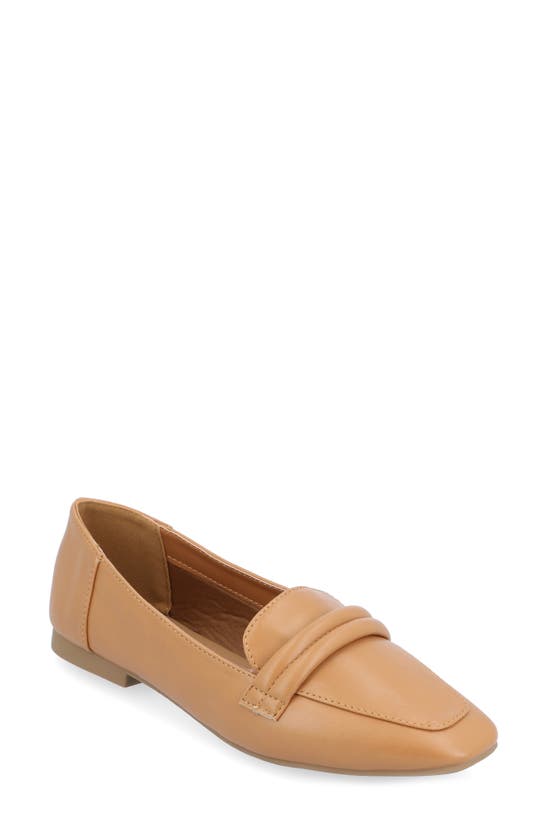 Journee Collection Vidoree Loafer Flat In Tan