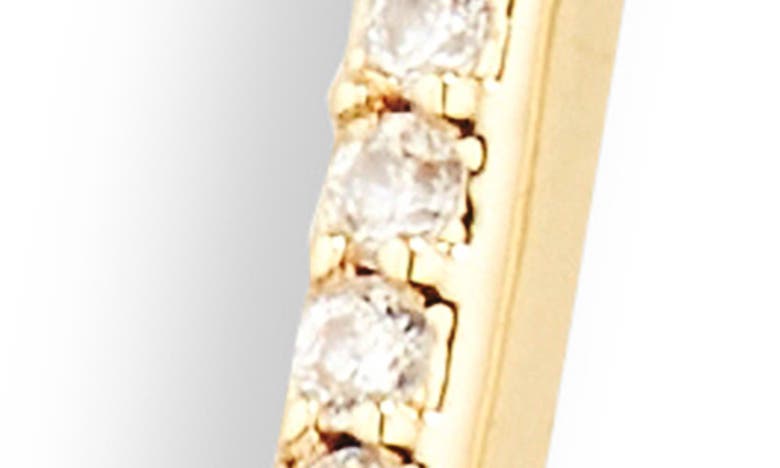 Shop Nordstrom Rack Demi Fine Pavé Oval Hoop Earrings In Clear- Gold
