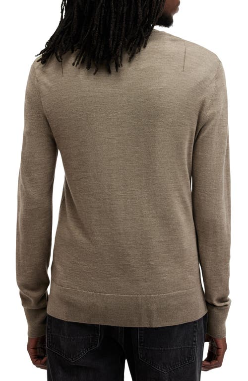 Shop Allsaints Mode Merino Wool Crewneck Sweater In Taylor Green