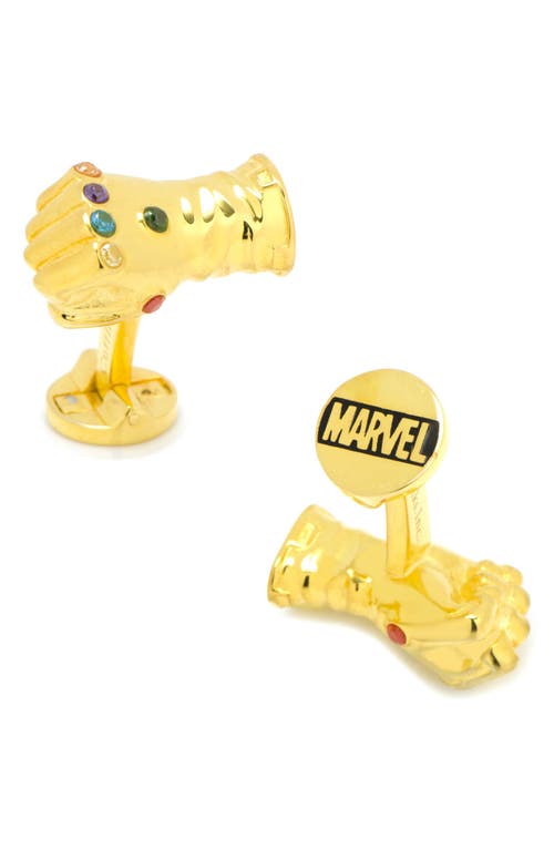 Cufflinks, Inc. 3D Thanos Infinity Gauntlet Cuff Links in Gold at Nordstrom