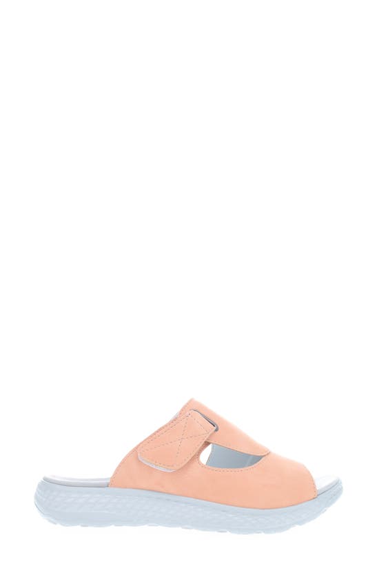 Shop Propét Travelactiv Sedona Slide Sandal In Apricot