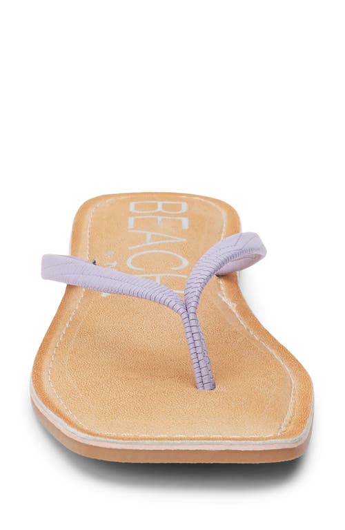 Shop Beach By Matisse Bungalow Flip Flop In Lavender Lizard