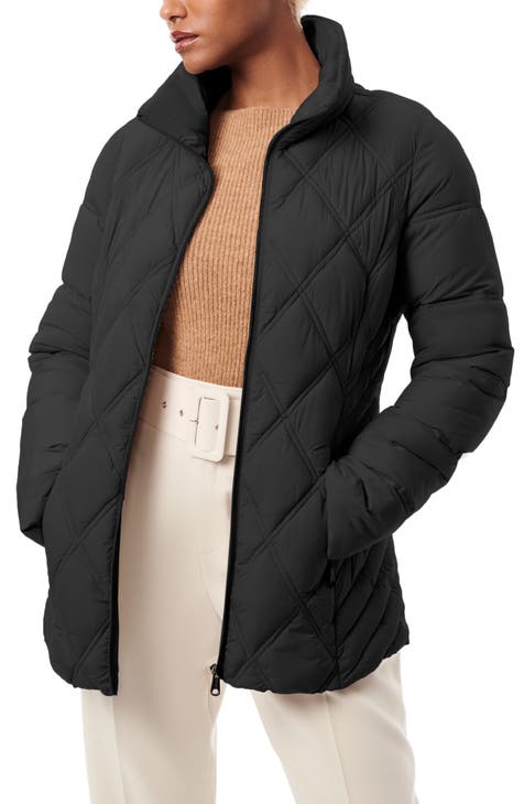 Glam Pocketed Quilted Puffer Vest - White Small