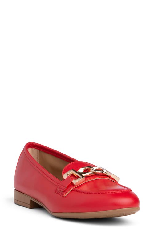 Flavia Loafer in Red