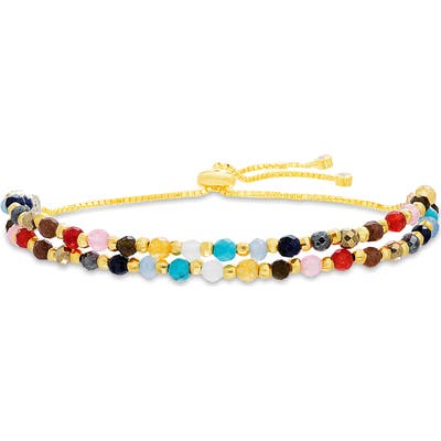 Lesa Michele Beaded Slider Bracelet
