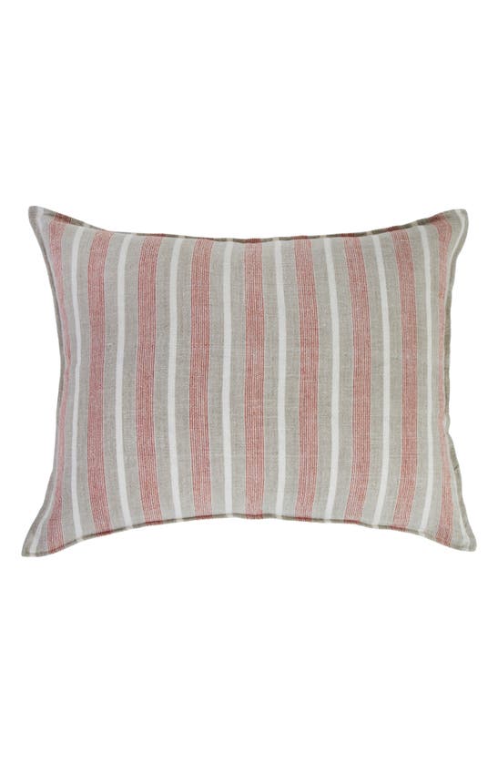 Pom Pom At Home Montecito Striped Pillow In Brown Tones