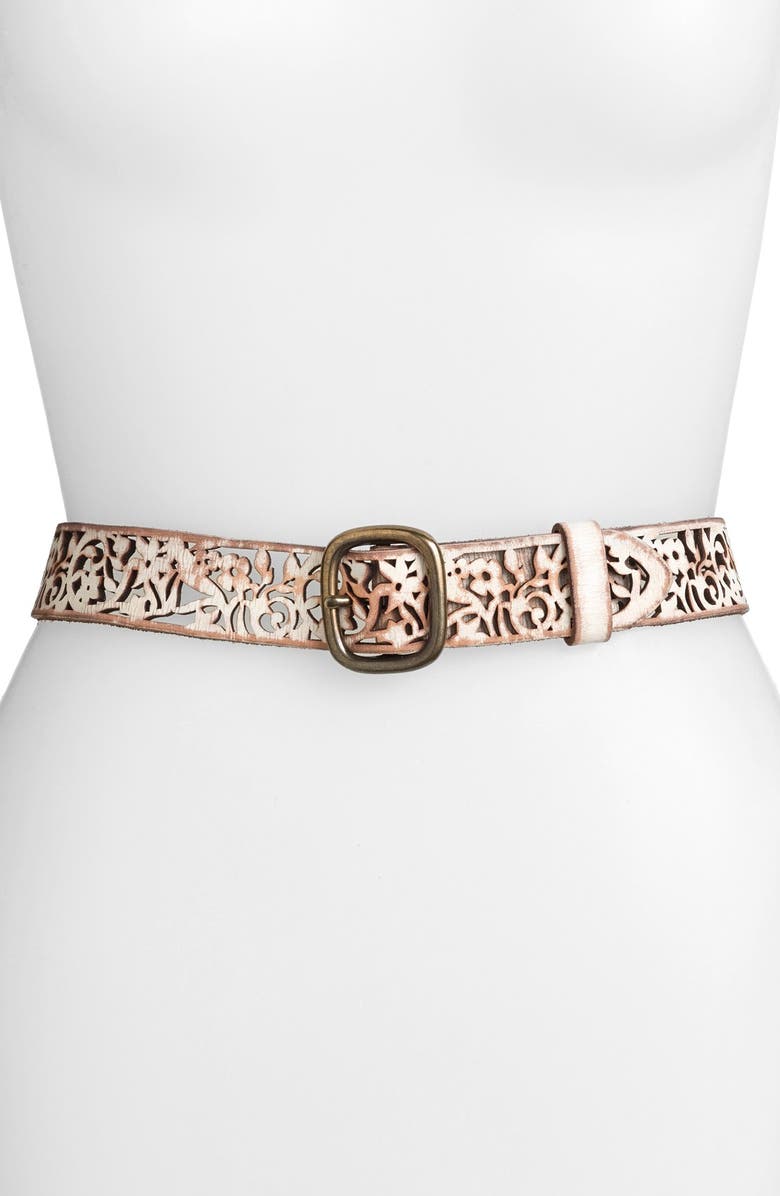 Another Line Whitewash Cutout Belt | Nordstrom