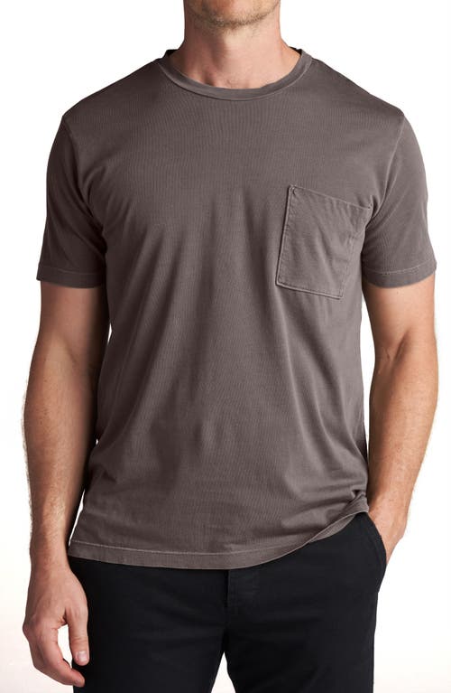 Asher Cotton Pocket T-Shirt in Red Rock