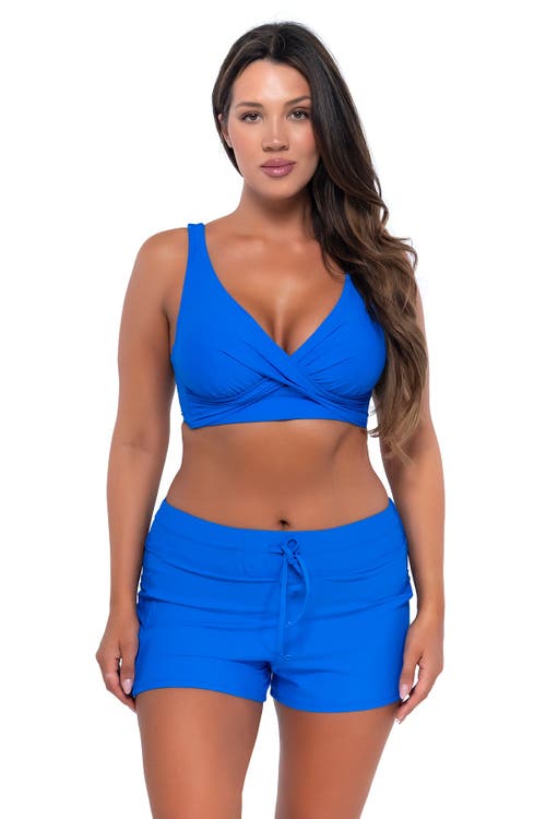 Sunsets Laguna Swim Short In Electric Blue