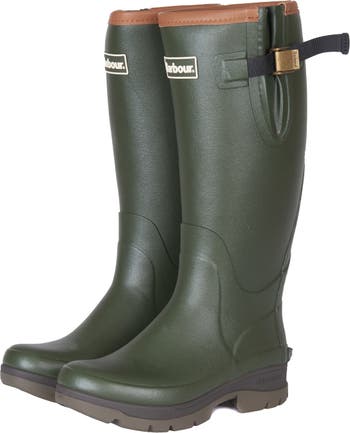 Ladies' Oat Miranda Wide Calf Rubber Rain Boots