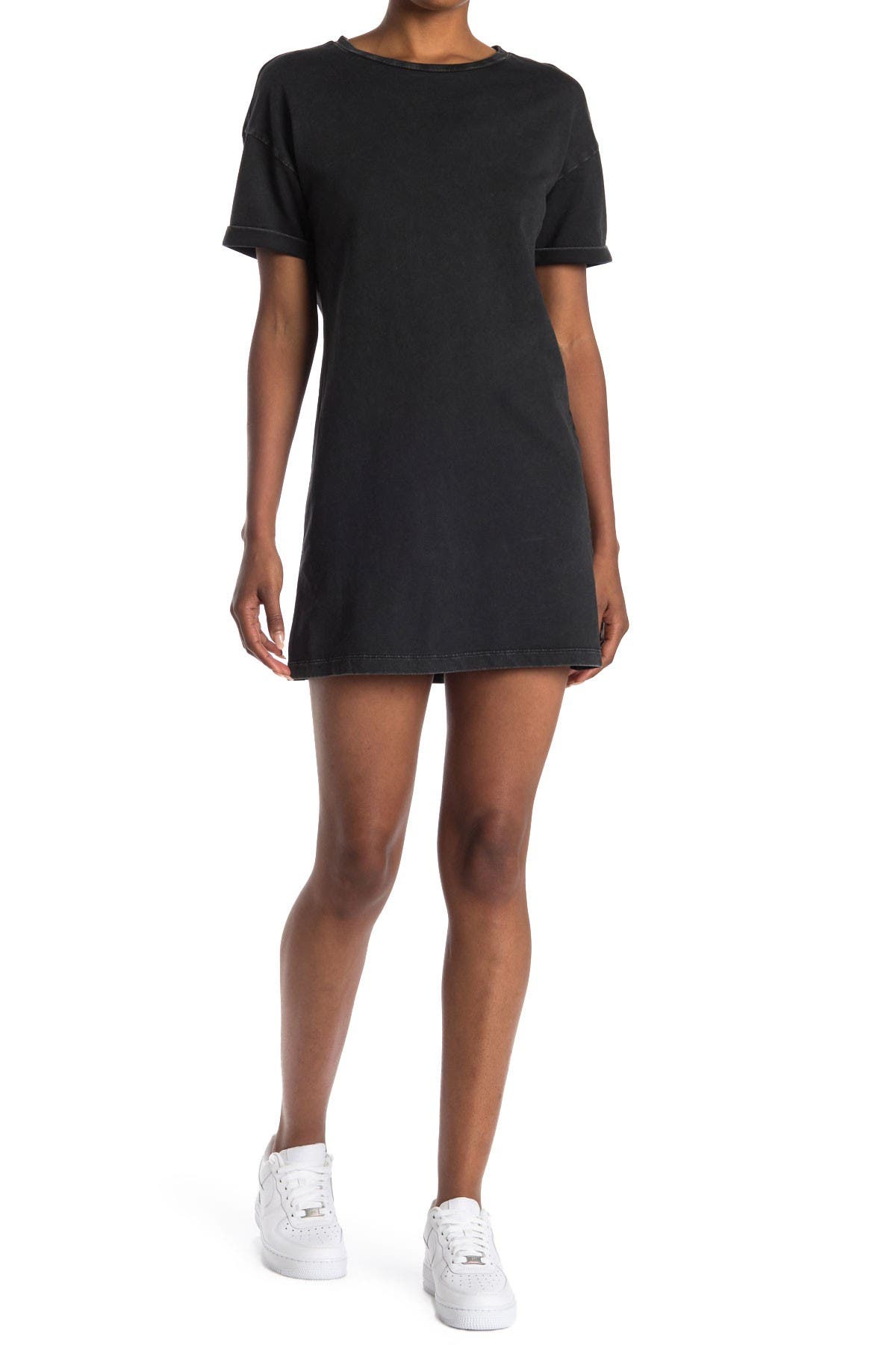 tie t shirt dress
