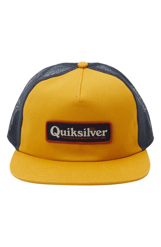 Quiksilver Pursey 2 Snapback Cap In Mustard