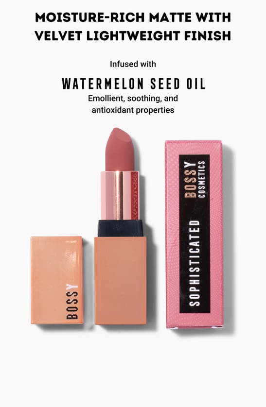 Bossy Cosmetics Power Woman Lipstick In Sophisticated