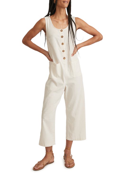 Beige Jumpsuits & Rompers for Women