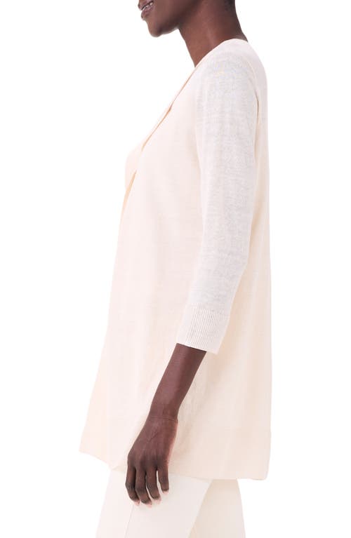 Shop Nic + Zoe Nic+zoe Featherweight Flyaway Cardigan In Canvas