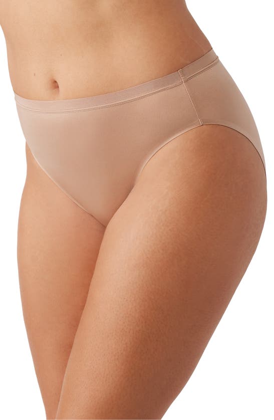 Wacoal Inner Sheen High Cut Bikini In Roebuck