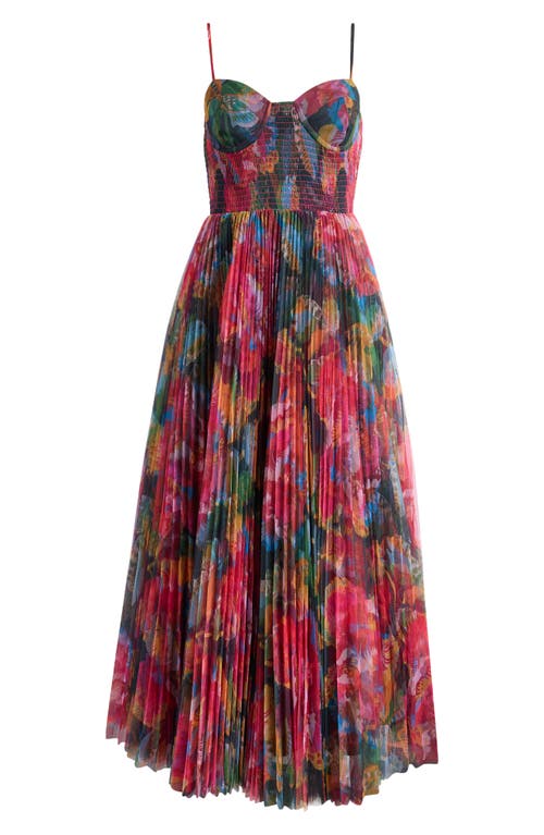 HUTCH HUTCH SMOCKED TULLE GOWN