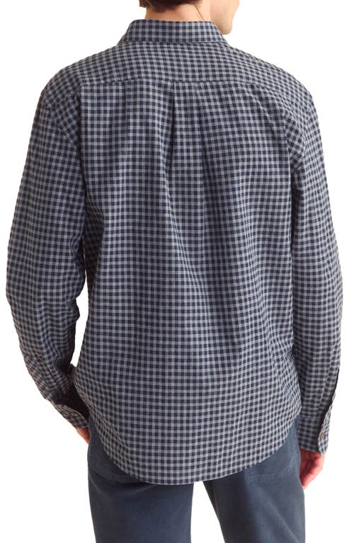 Billy Reid Tuscumbia Sport Shirt In Navy/grey