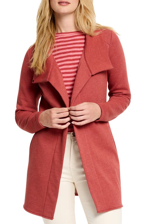 Shop Nic + Zoe Nic+zoe Around Town Open Front Knit Jacket In Tandoori