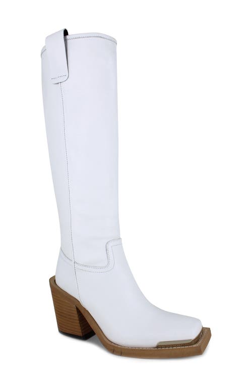 Shop Zigi Joshana Knee High Boot In Bone Leather