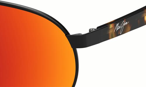 MAUI JIM MAUI JIM CASTLES 61MM POLARIZEDPLUS2® AVIATOR SUNGLASSES 