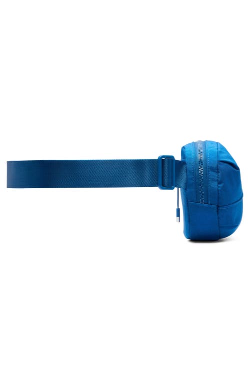 Shop Nike Aura Belt Bag In Court Blue/blue/matte Silver