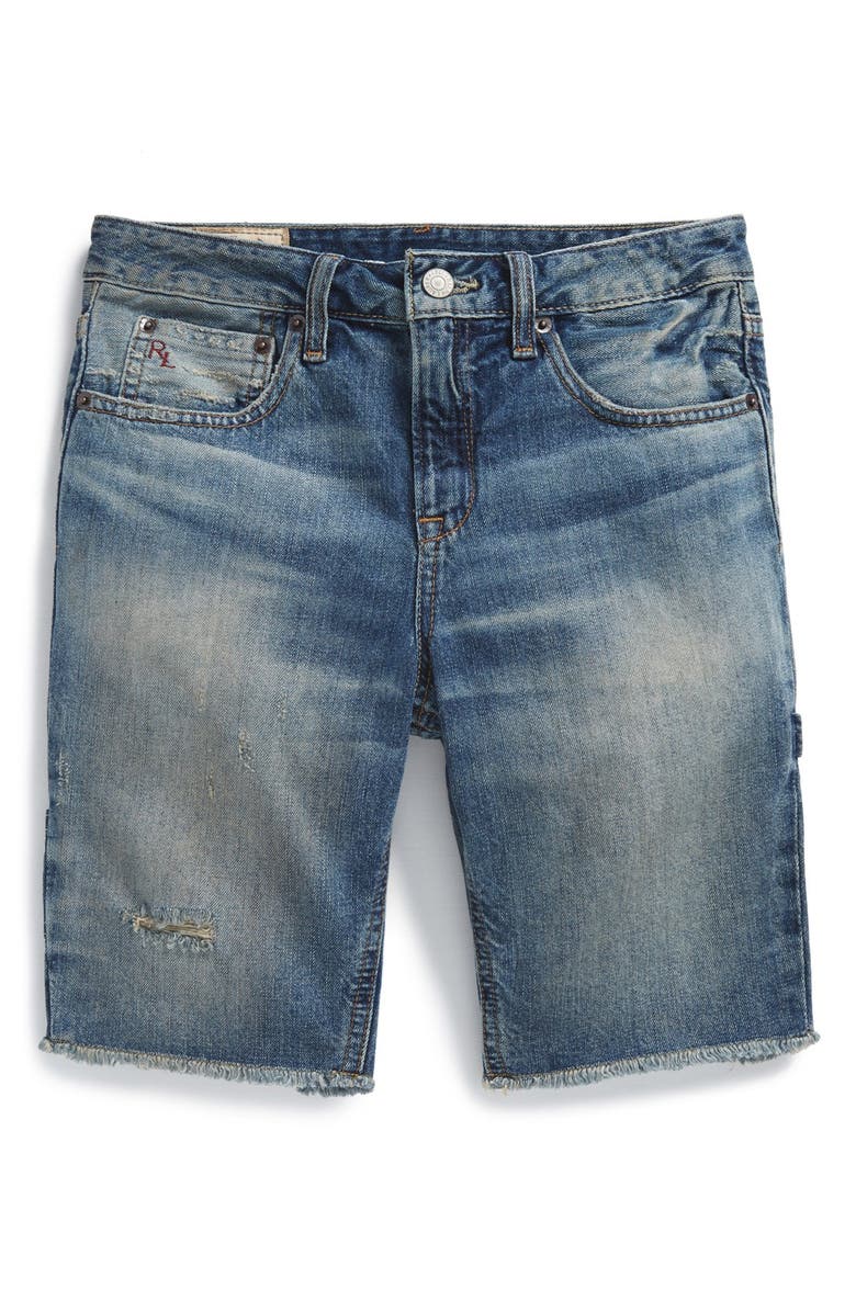 Ralph Lauren Cutoff Denim Shorts (Big Boys) | Nordstrom