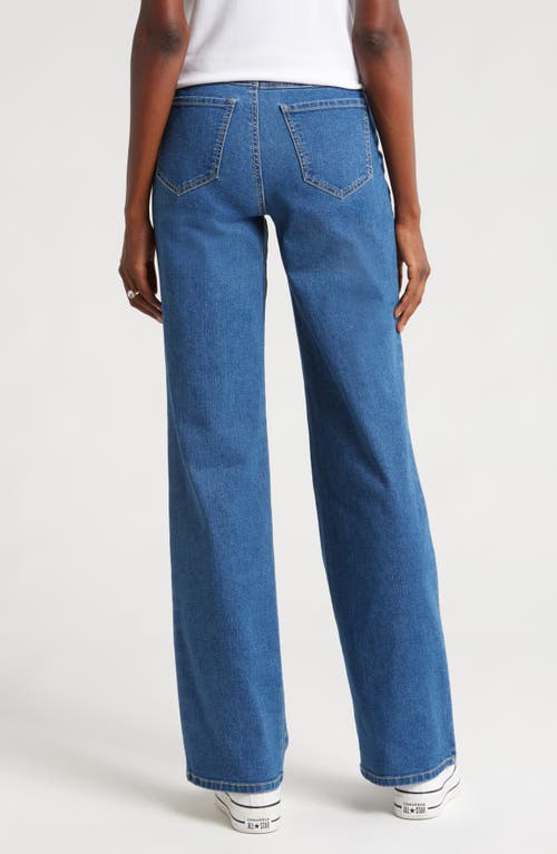 Shop 1822 Denim Over The Bump Baggy Straight Leg Maternity Jeans In Iman