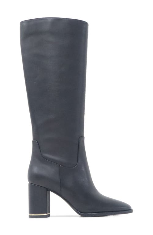 Kenneth Cole Yvonne Knee High Boot In Black Leather