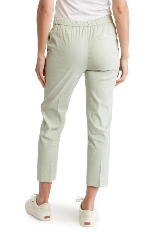Theory Treeca Double-knit Pull-on Pants In Mint