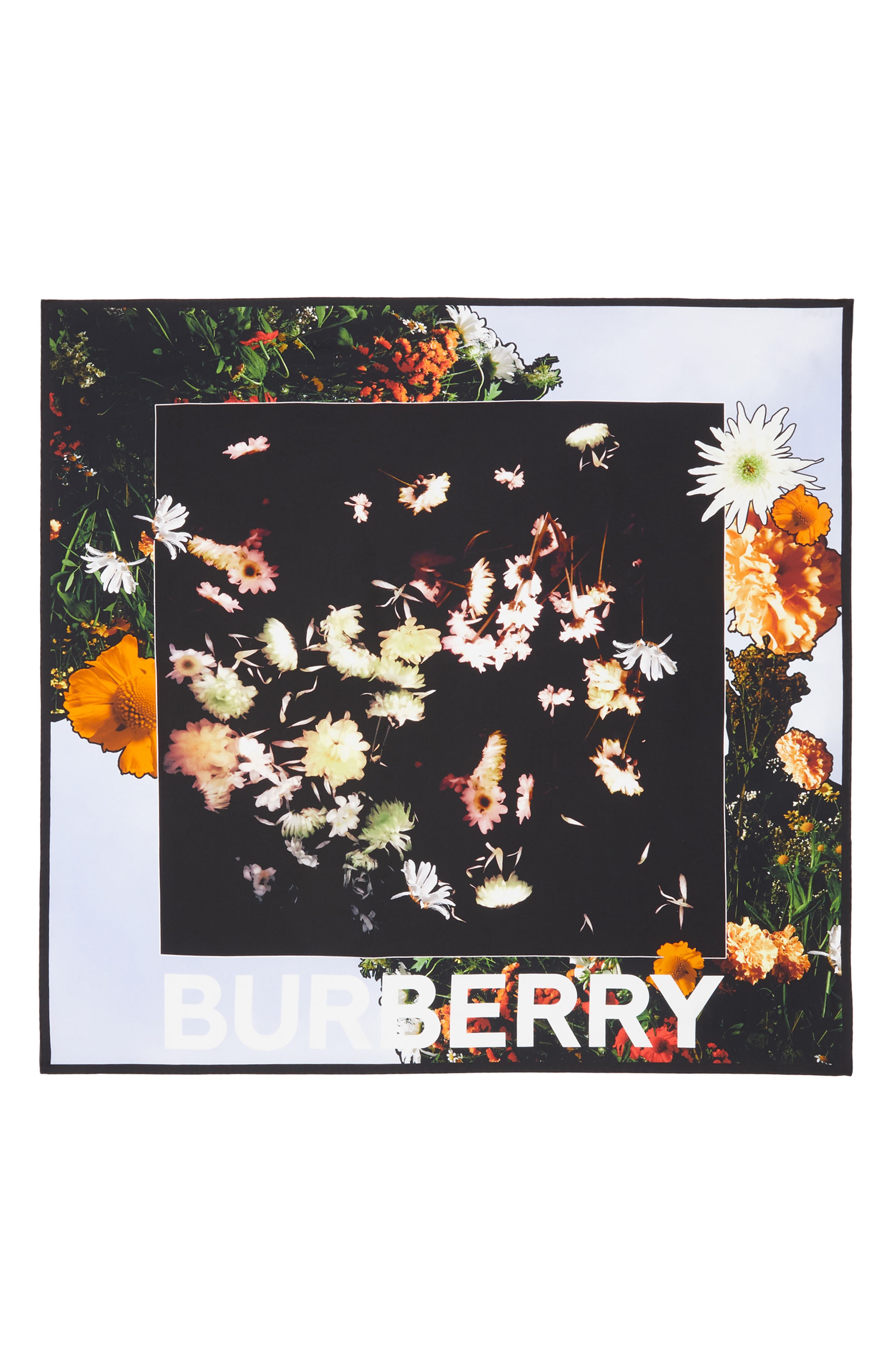 burberry floral scarf