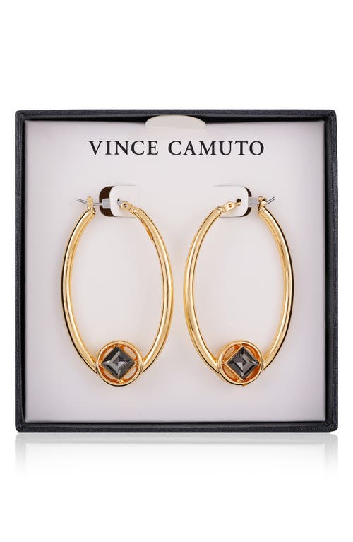 Vince Camuto Floating Square Drop Earrings In Gold Tone