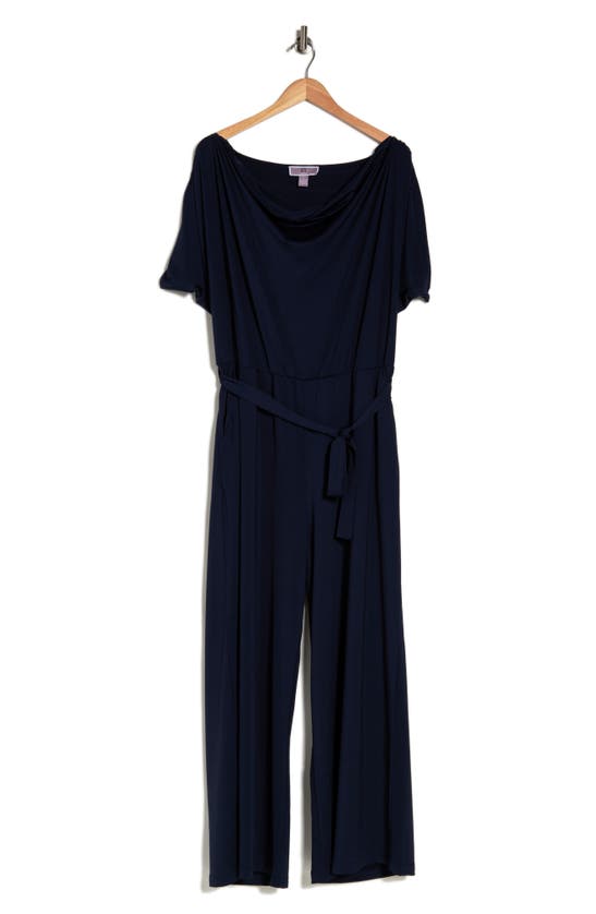 By Design Marielle Cowl Neck Jumpsuit In Navy | ModeSens
