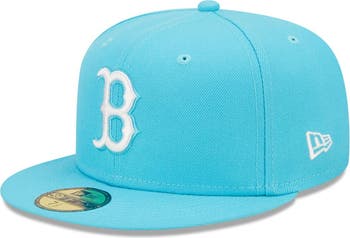 Boston Red Sox New Era B City Connect 59FIFTY Fitted Hat - Light Blue