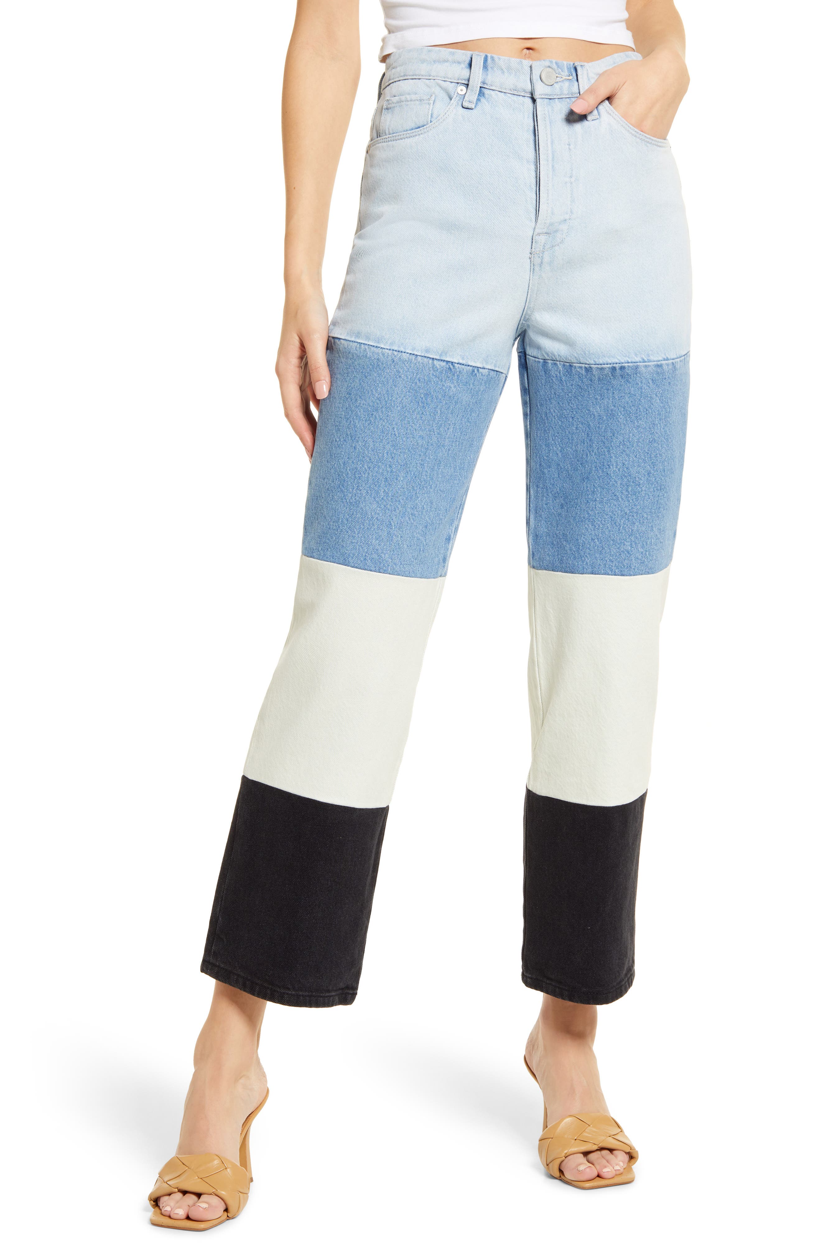 Colorblock Ribcage Nonstretch Jeans 
