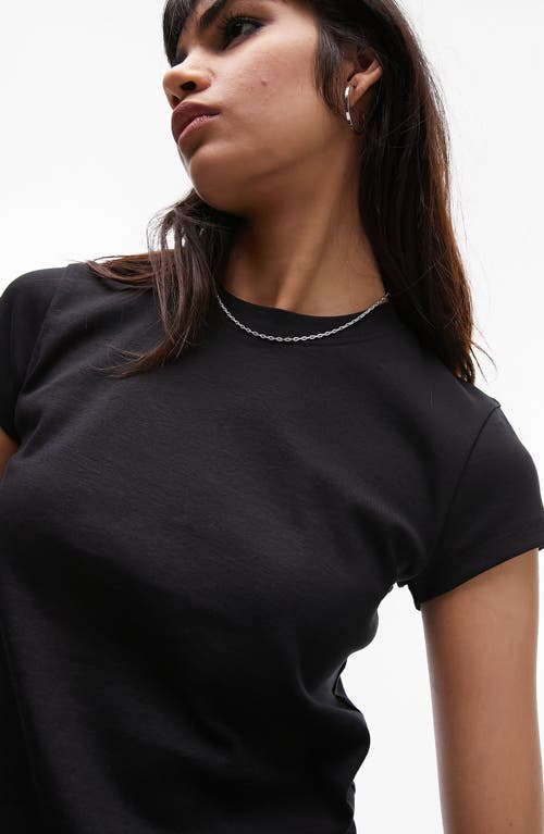 Shop Topshop Everyday Cotton T-shirt In Black